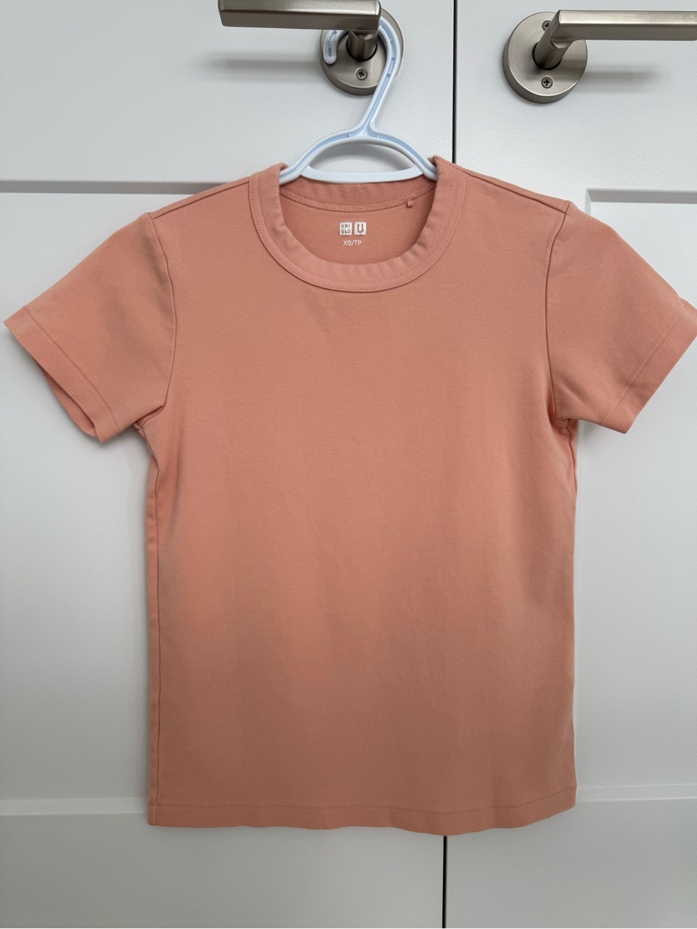 UNIQLO Short Sleeve Tee in Peach